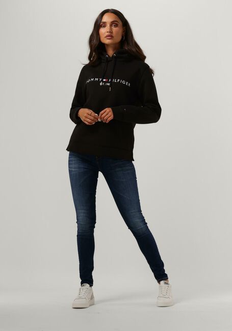 TOMMY HILFIGER Pull HERITAGE HILFIGER HOODIE LS en noir - large