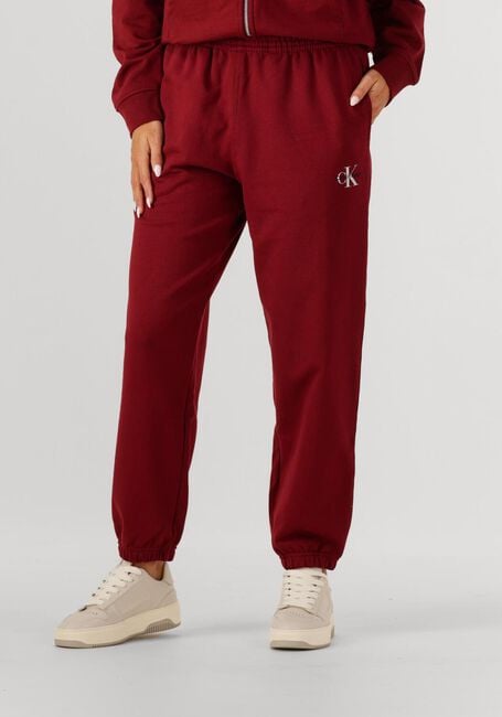 CALVIN KLEIN Pantalon de jogging MONOLOGO FRENCH TERRY JOGGER Bordeaux - large