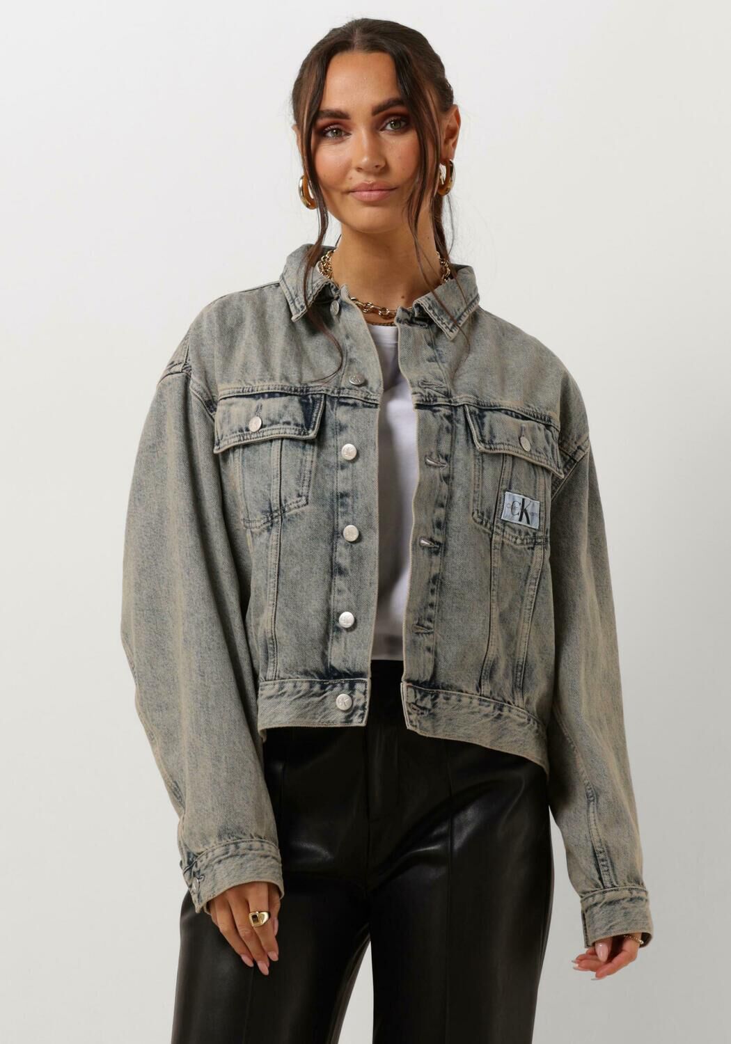 Veste en jean discount calvin klein femme