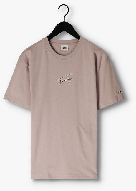 TOMMY JEANS T-shirt TJM CLSC SIGNATURE TEE en beige - large