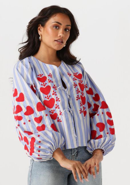 Blauwe SISSEL EDELBO  ELISABETH TOP - large