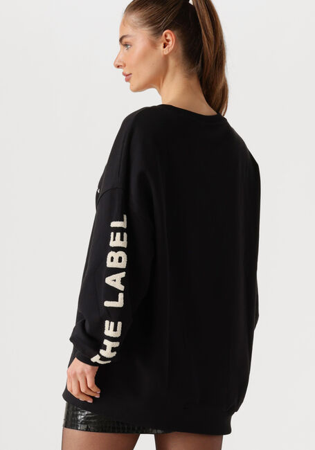 ALIX THE LABEL Pull LADIES KNITTED THE LABEL SWEATER en noir - large