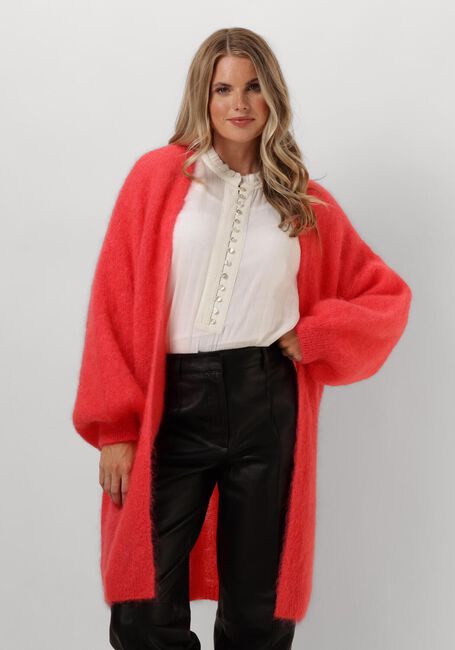 AMERICAN DREAMS Gilet LEE MIDI CARDIGAN en rouge - large