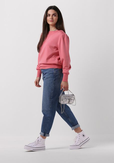 Oranje SCOTCH & SODA Trui RUCHED YOKE SEAM MODAL SWEATSHIRT - large