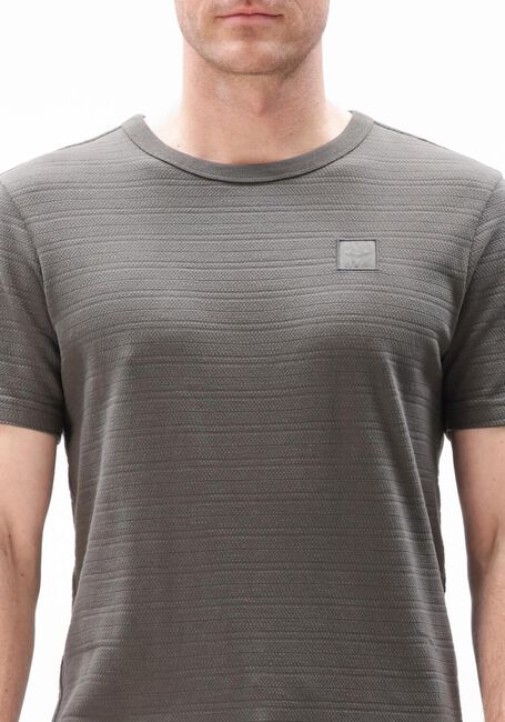 Groene PME LEGEND T-shirt JACQUARD STRIPED - large