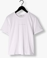 Witte MSCH COPENHAGEN T-shirt TERINA ORGANIC SMALL LOGO TEE