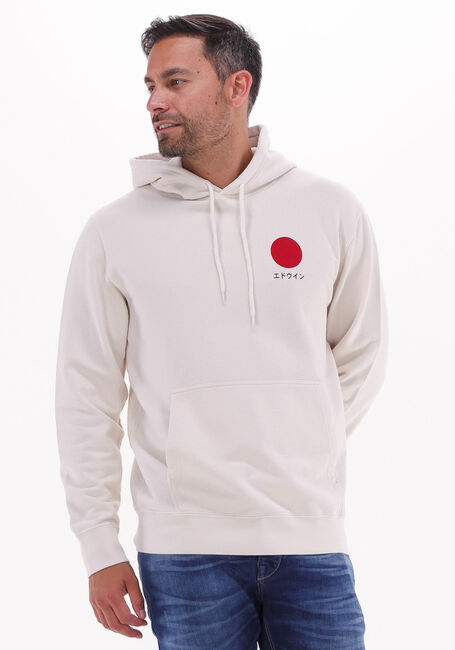 EDWIN Chandail JAPANESE SUN HOODIE SWEAT HEAVY FELPA Blanc - large
