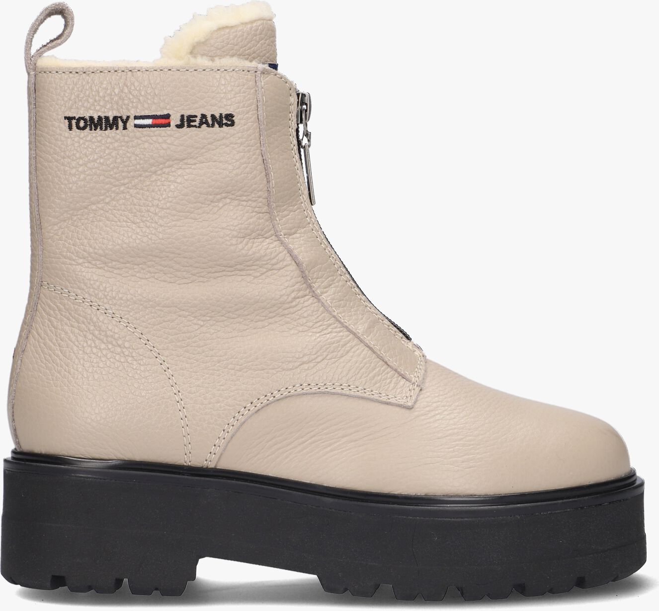 tommy jeans warm lined zipper boot