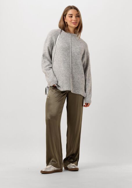 VANILIA Pull ABIGAIL STRUCTURED SWEATER en gris - large