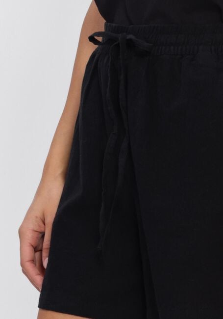 Zwarte SELECTED WOMEN Korte broek SLFLUISA-LINNIE LINEN BLEND SHORT - large