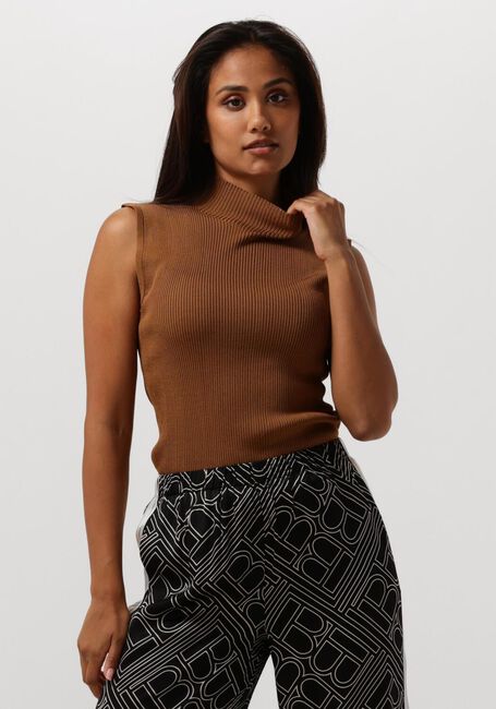 BRUUNS BAZAAR Haut RIVERS ADITI KNIT TOP en marron - large