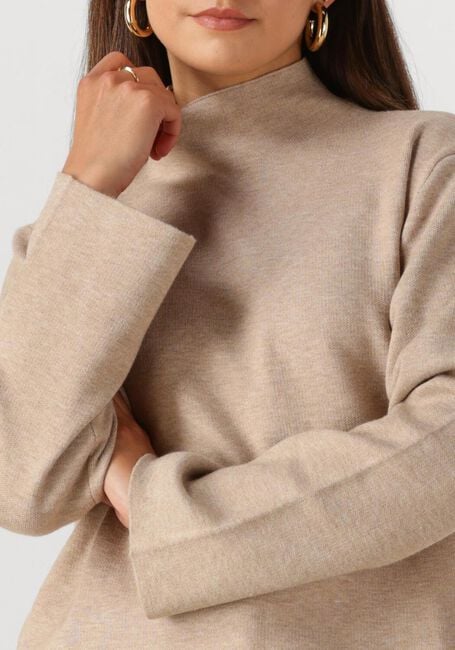 MINUS Pull LUPI HIGH NECK PULLOVER en beige - large