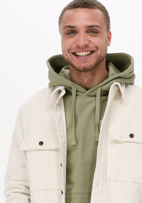 Beige COLOURFUL REBEL Overshirt LOGAN CORDUROY SHIRT - large