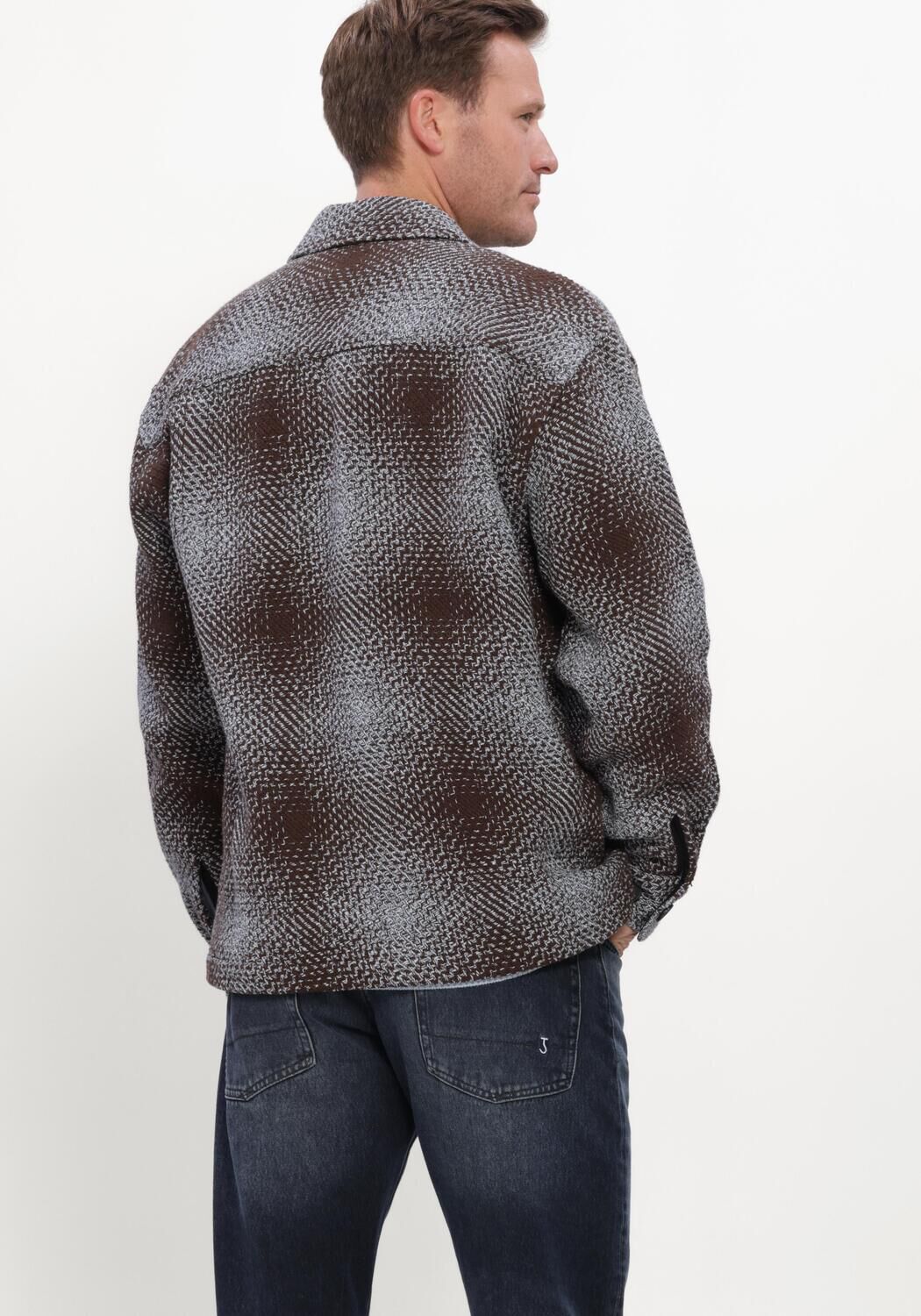 Bruine RESTER&Ouml;DS Overshirt RTNOLAN HEAVY TWILL OVERSHIRT - large