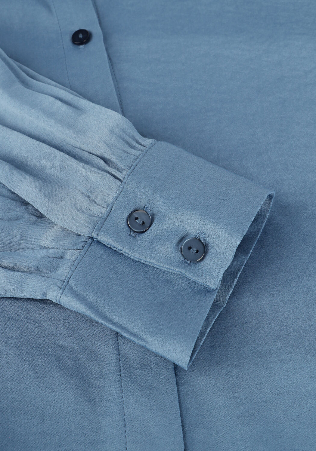 Donkerblauwe MSCH COPENHAGEN  MSCHSANDELINE MALUCA SHIRT - large