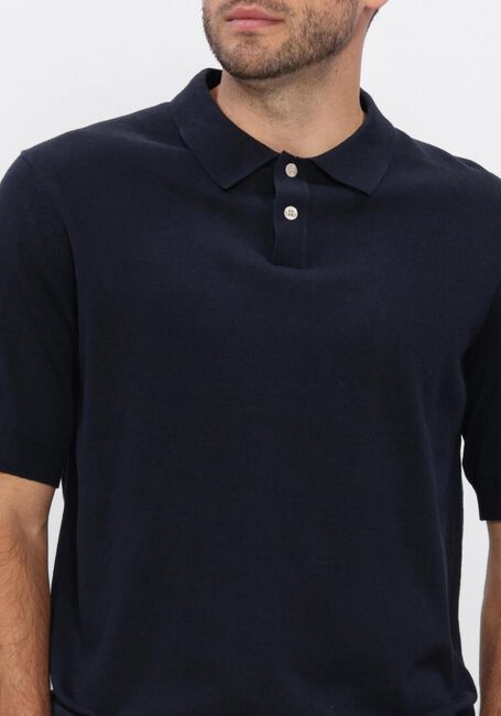 FOR&Eacute;T Polo SEA COTTON LINEN SS POLO Bleu fonc&eacute; - large