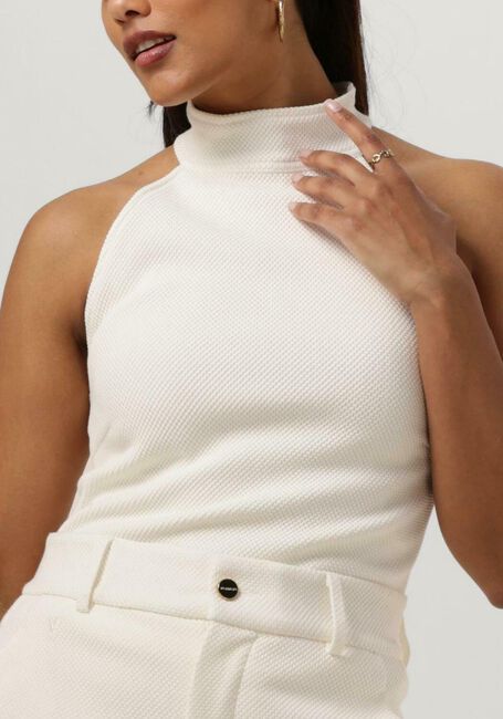 Witte VANILIA Top STRUC CLEAN HALTER - large
