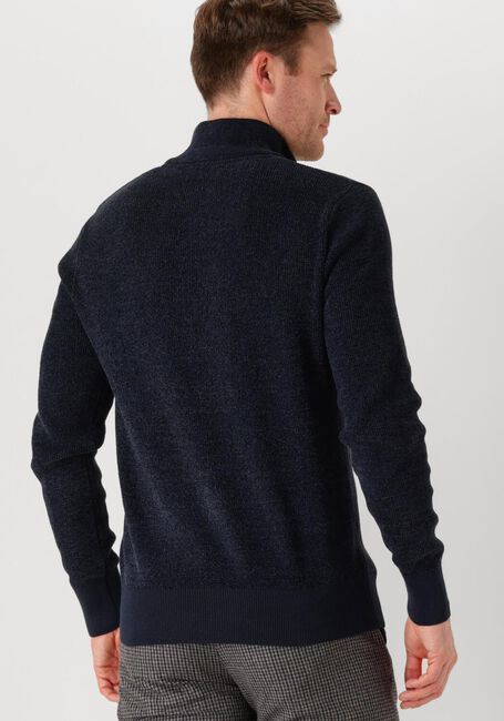 Blauwe SELECTED HOMME Trui SLHRODNEY LS HIGH NECK HALF ZIP - large