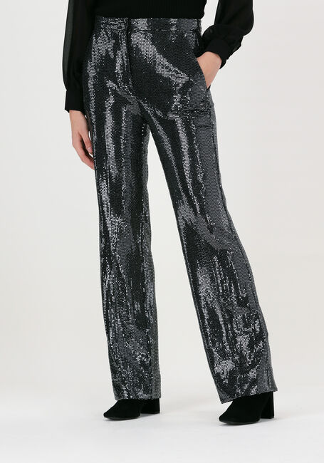 Zilveren SECOND FEMALE Flared broek FONTAINE NEW TROUSERS - large