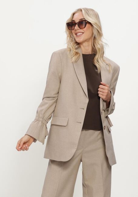 SUMMUM Blazer BLAZER TWILL MELANGE en beige - large