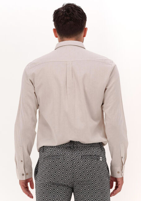 Beige ANERKJENDT Casual overhemd AKLOUIS COT/LINEN SHIRT - large