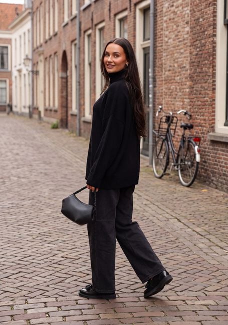 Zwarte SIMPLE Straight leg jeans WV-CO-EA-DEN-26-3 - large