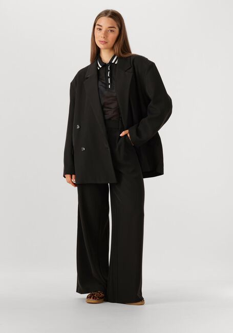 Zwarte ALIX THE LABEL Blazer LADIES WOVEN DOUBLE BREASTED BLAZER - large