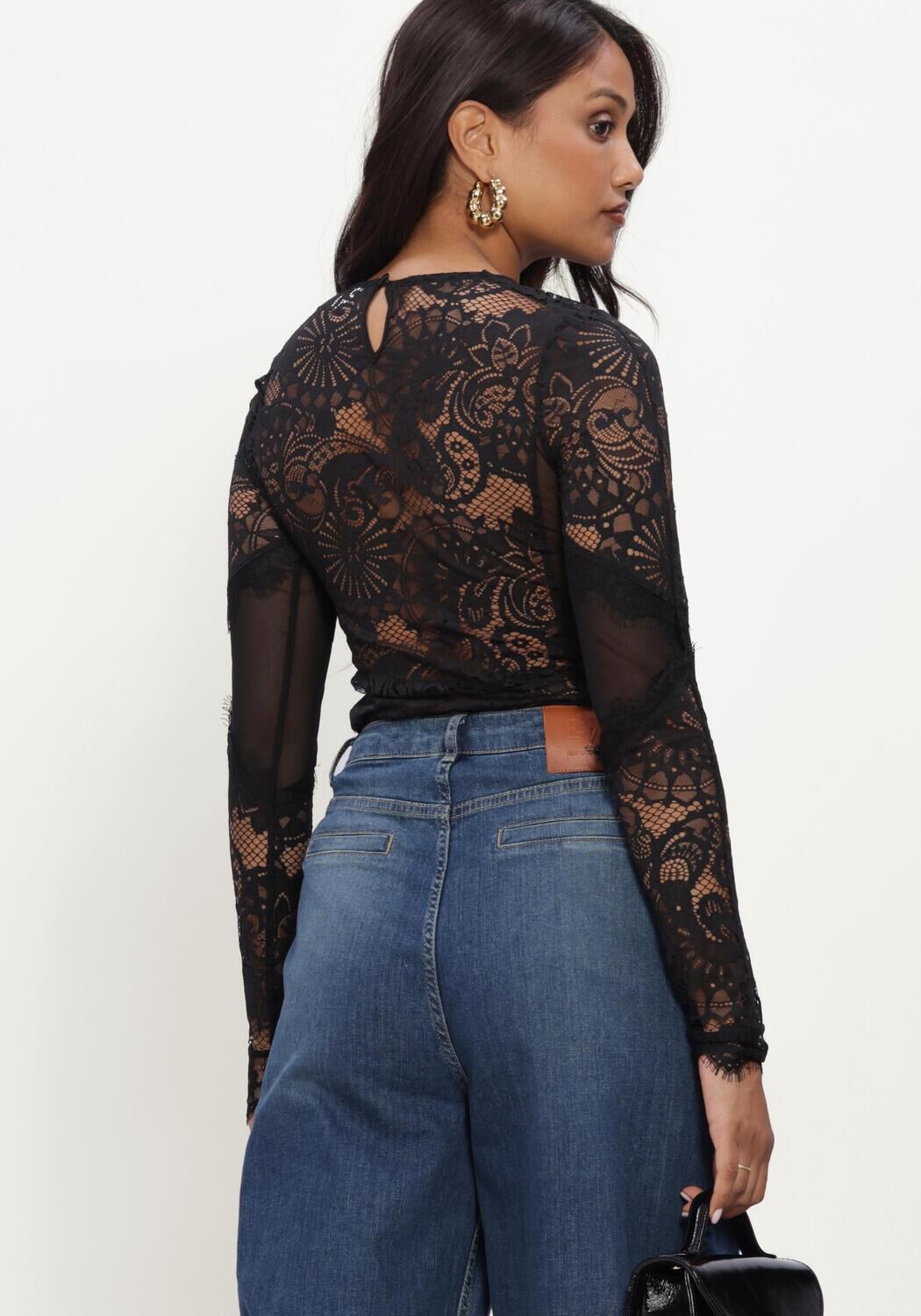 Zwarte EST'SEVEN Top FAE BODY - large