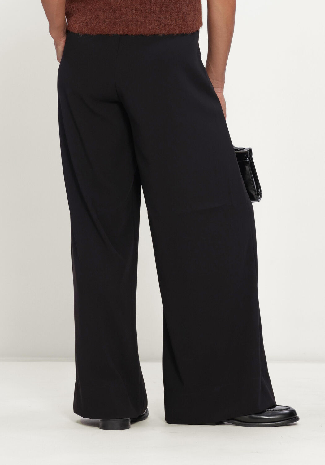 Zwarte MAC Culottes 0231L FLOATING CREPE - large