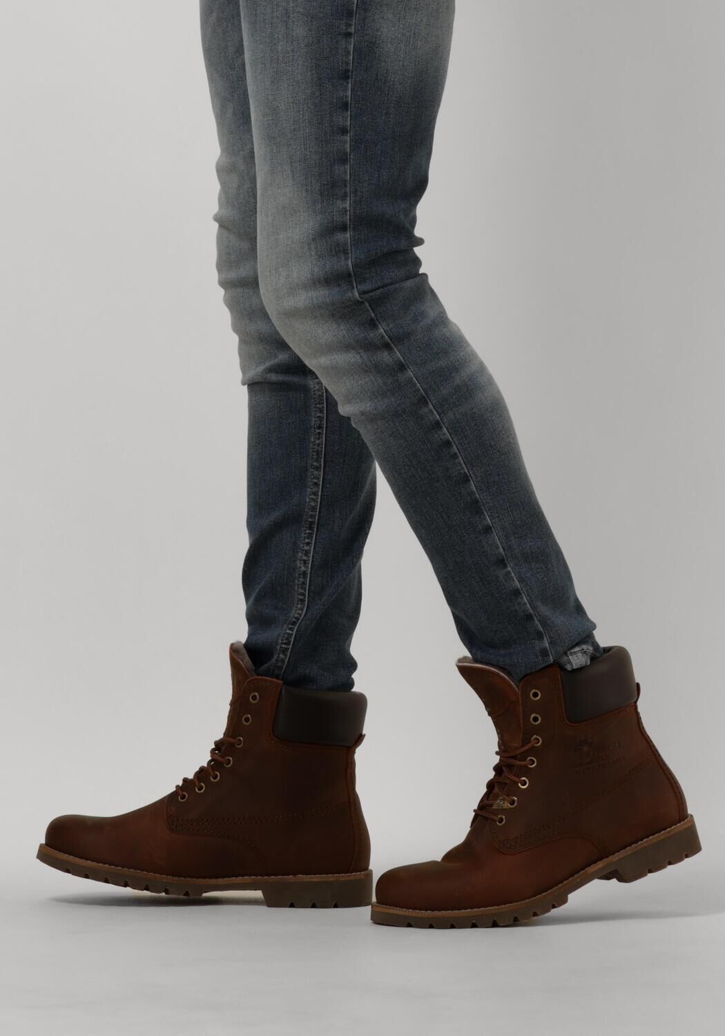 PANAMA JACK Bottines &agrave; lacets PANAMA 03 IGLOO en marron - large