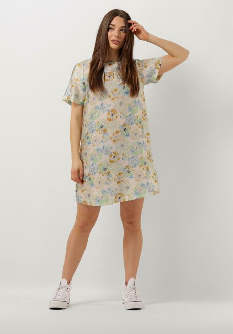 ENVII Mini robe ENWOMBAT SS DRESS AOP 7063 en blanc - large