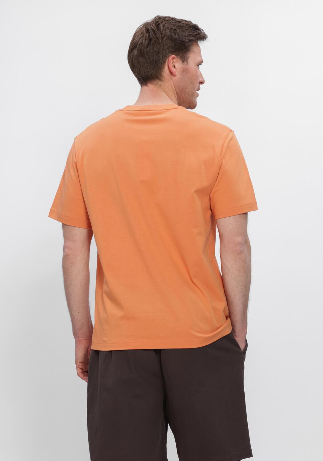 LACOSTE T-shirt COTTON T-SHIRT en orange - large