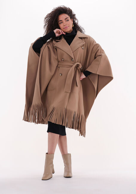 SILVIAN HEACH Manteau CLOAK MANKSTER en camel - large