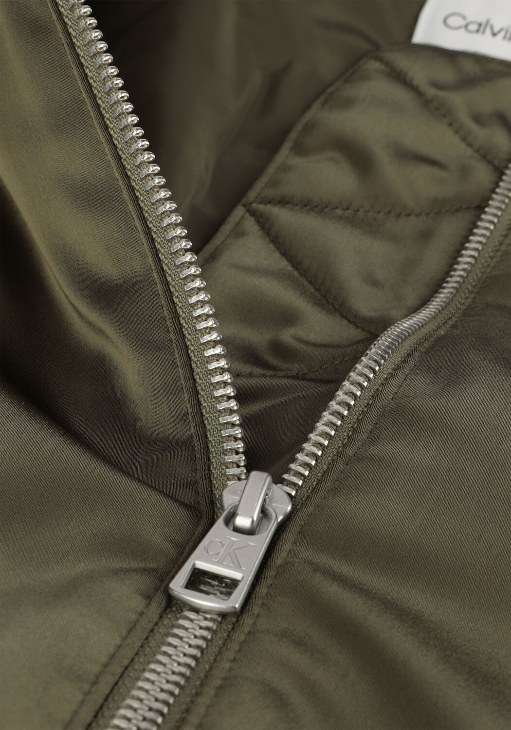 CALVIN KLEIN Jack SATIN BOMBER Olive - large