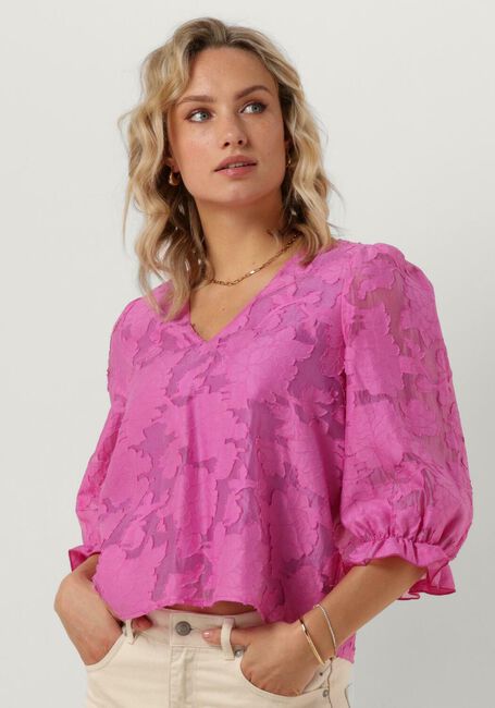 SELECTED FEMME Haut SLFCATHI-SADIE 3/4 TOP FF en rose - large