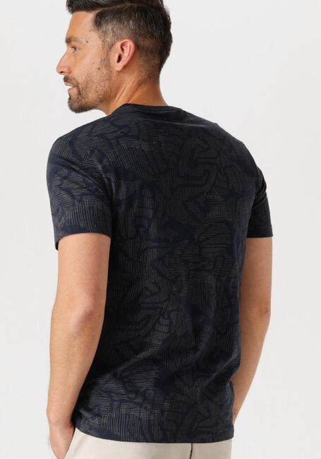 Blauwe PME LEGEND T-shirt SHORT SLEEVE R-NECK SLUB JERSEY AOP - large