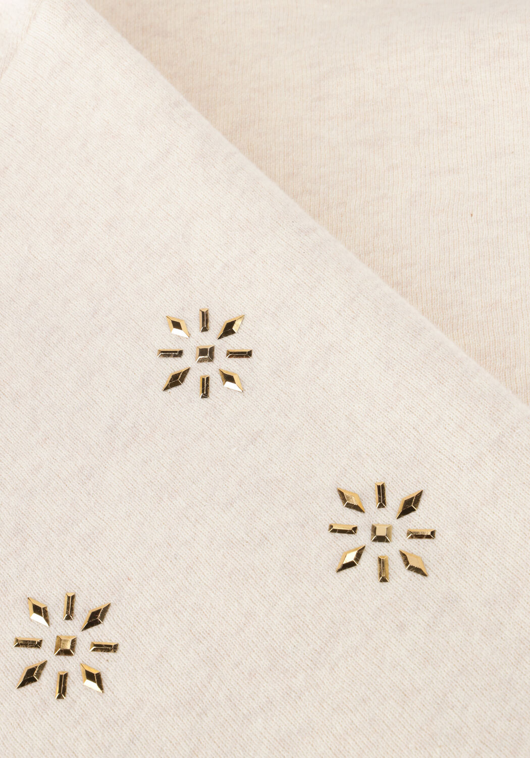 NUKUS Pull AMADORA SWEATER FLOWERSTUDS en beige - large