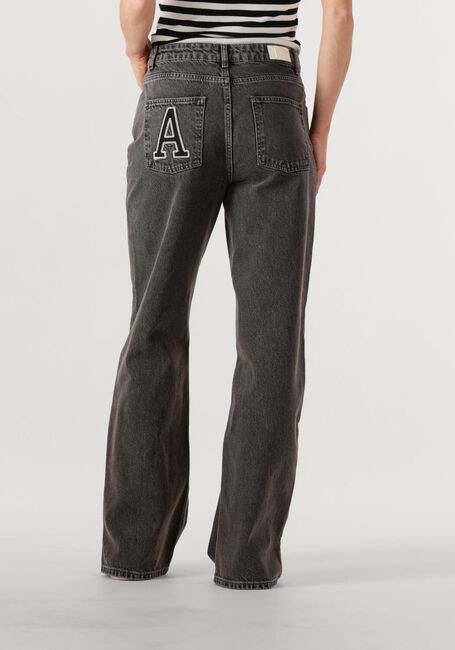 ALIX THE LABEL Straight leg jeans LADIES WOVEN RELAXED DENIM PANTS en gris - large