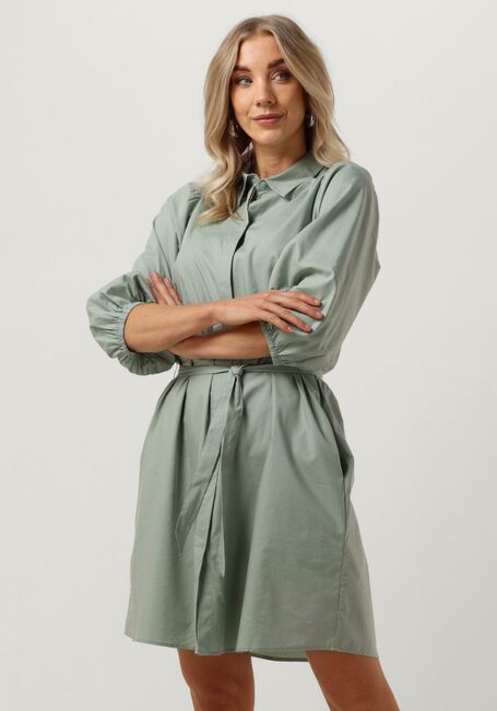 Groene MSCH COPENHAGEN Mini jurk MSCHCEDRICA ABIELLA 3/4 SHIRT DRESS - large