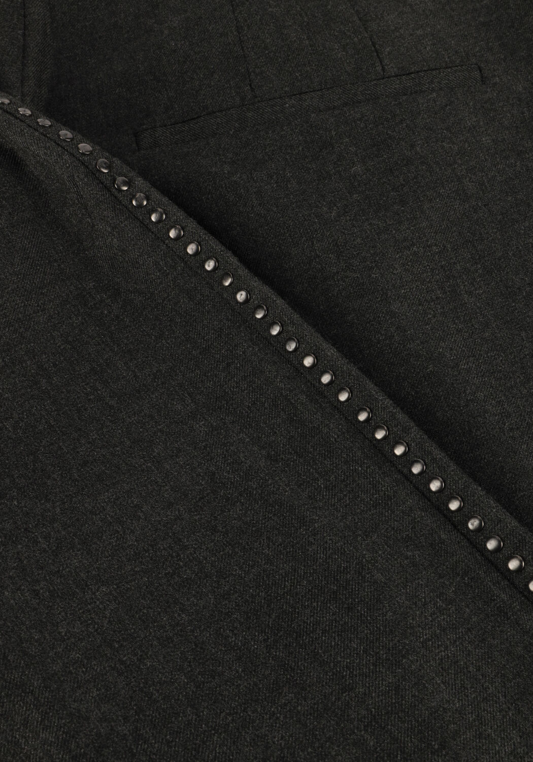 ALIX THE LABEL Pantalon large LADIES WOVEN WIDE LEG PANTS en gris - large