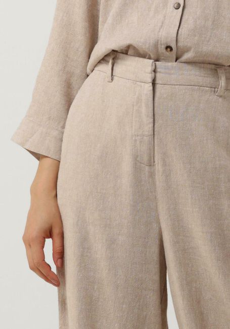 Zand MSCH COPENHAGEN Wijde broek MSCHJOVENE GINIA HW PANT - large