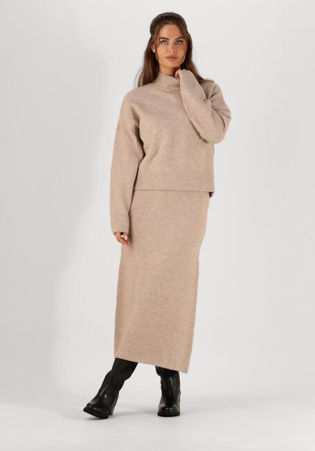 Beige NEO NOIR Midirok ASHANTI KNIT SKIRT - large
