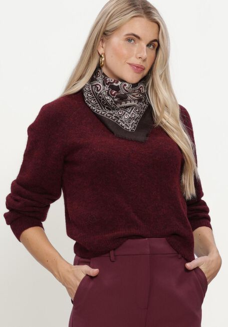 Bordeaux Y.A.S. Trui YASJOHI LS WOOL BLEND PULLOVER - large