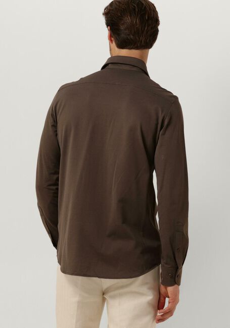 PROFUOMO Chemise classique SHIRT X-CUTAWAY JAPANESE KNITTED en marron - large