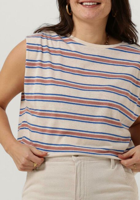BY-BAR Haut DIEDE TROPICO STRIPE TOP en bleu - large