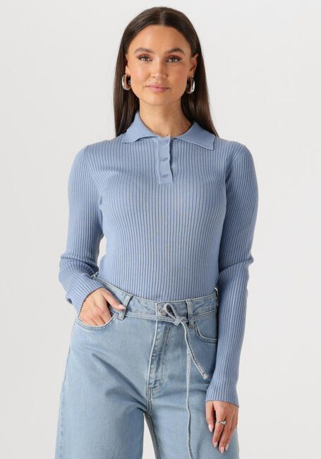 ENVII ENLUNA LS KNIT 7231 Hauts & T-shirts Bleu clair - large