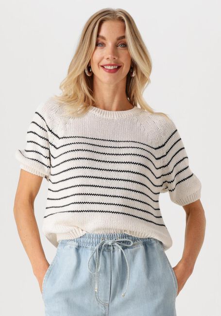 BY-BAR Pull CRUZ STRIPE PULLOVER Écru - large