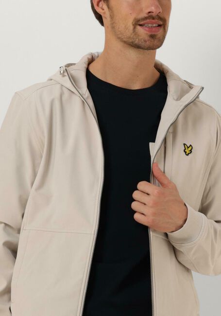 LYLE & SCOTT Jack SOFTSHELL JACKET en beige - large