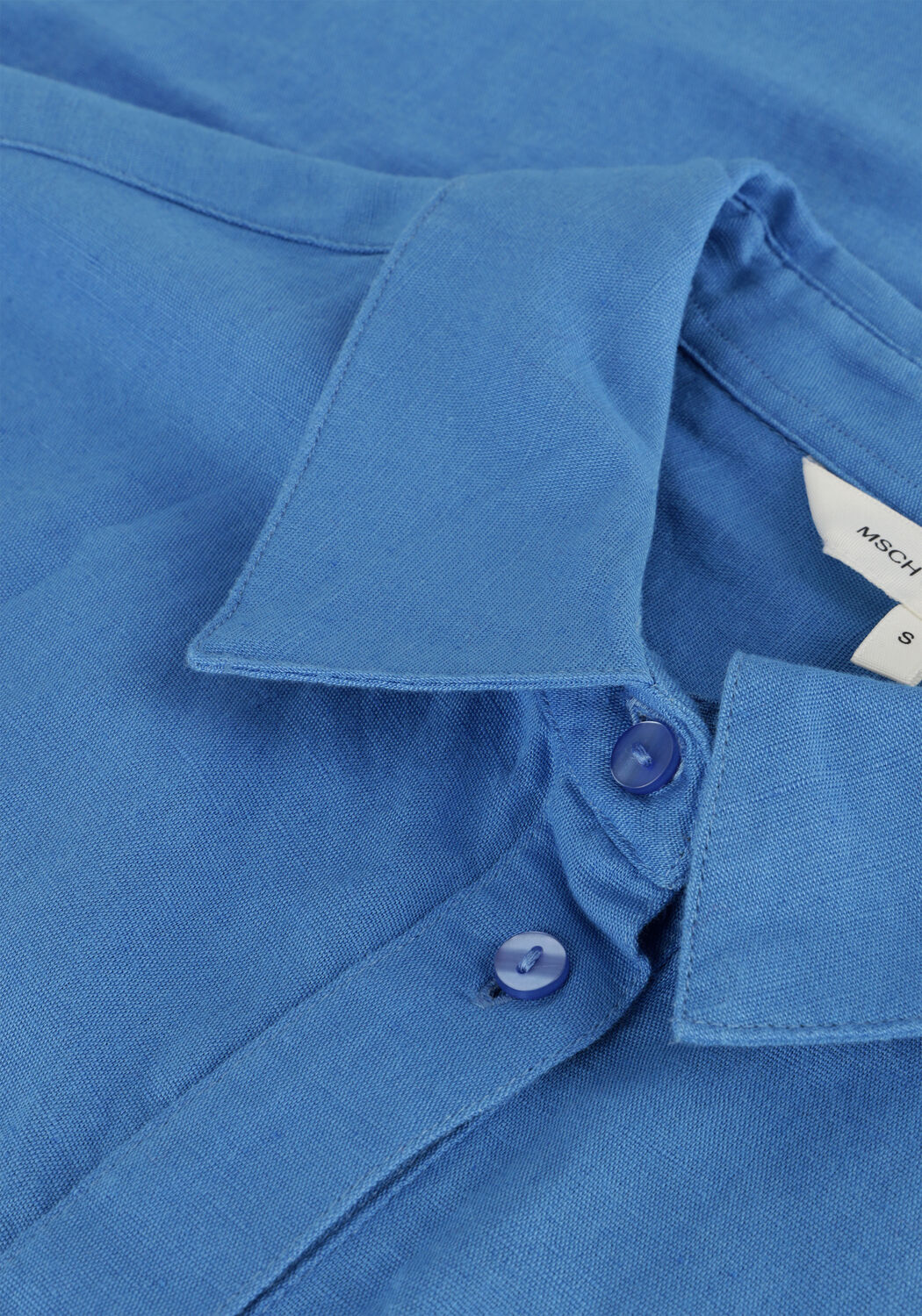 Blauwe MSCH COPENHAGEN Mini jurk MSCHKUAN MIRILLA 3/4 DRESS - large