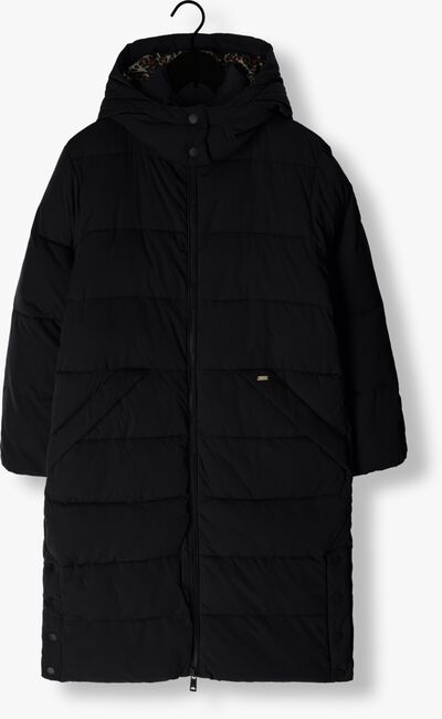 Zwarte SCOTCH & SODA Gewatteerde jas WATER REPELLENT LONG LENGTH PUFFER COAT - large